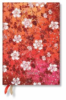 Agenda 2025 13 Meses / Sakura - Serie Florales de Katagami / Midi